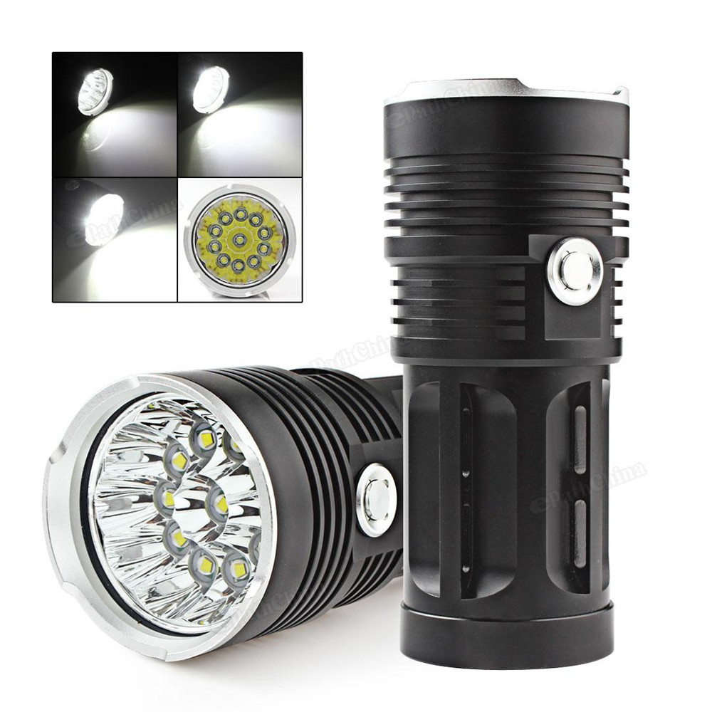 Waterproof 20000LM Super Bright 11 x XML-T6 LED Hunting Fishing Flash backpacking emergencies and home repairing Light Torch