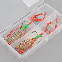Free shipping HOT 2PCS High quality Capture off ability fishing hook explosion hook fishing lure tackle box Wuchuyu Summer Style
