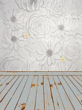5x7ft or 3x5ft flower draw background for baby photo studio props children photography backdrop vinyl JIEHC066
