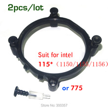 2sets/lot Desktop CPU Cooler Fan heatsink Bracket Holder Base Forlga1150 1156 1155 775 1136 socket