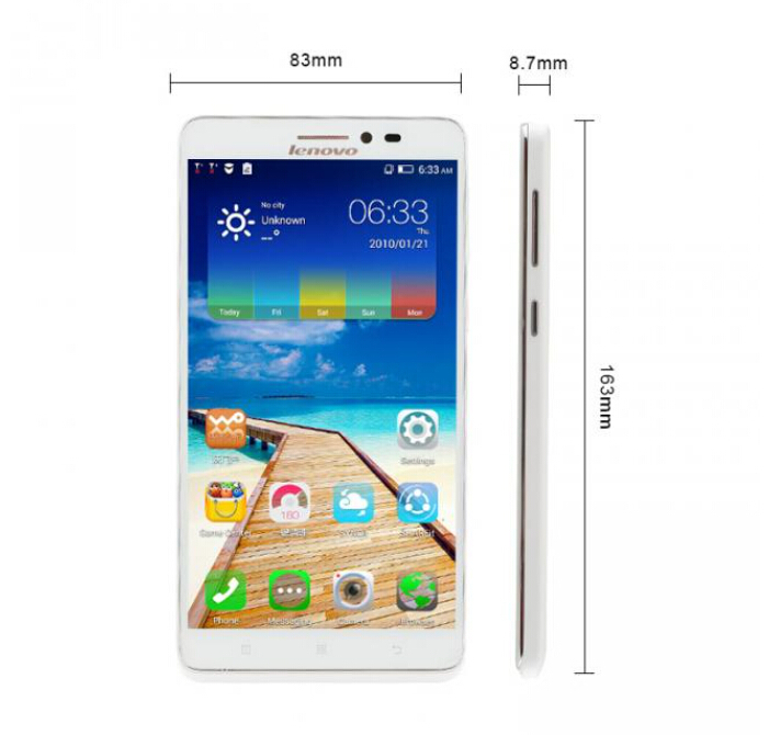 Original Lenovo Note8 A936 RAM 2GB white 4G FDD LTE Smartphone Android 4 4 MTK6752 Octa