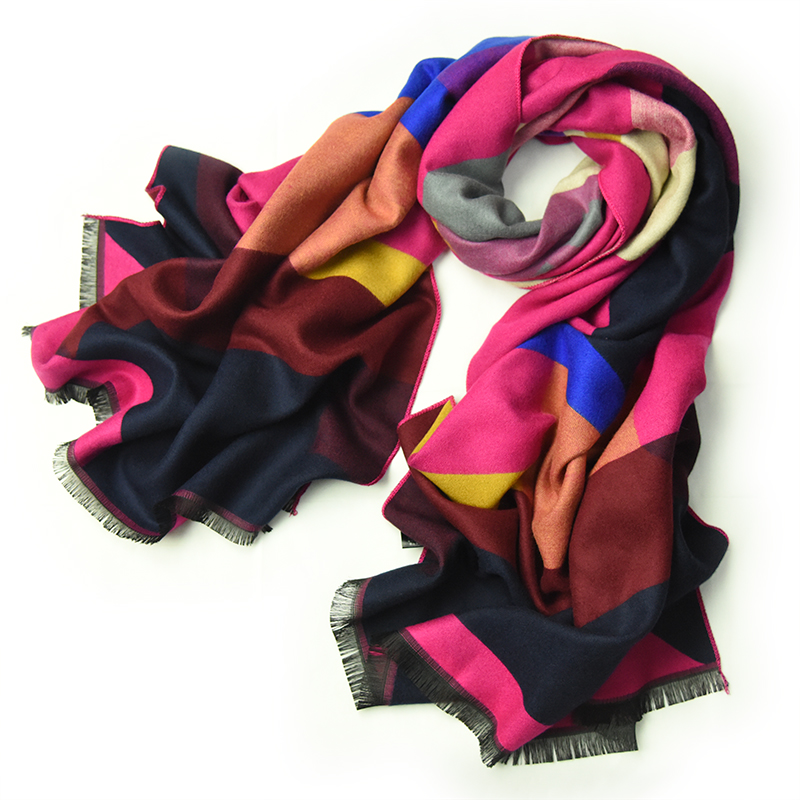 Hot 2016 Red Echarpe Plaid Cashmere Scarf font b Tartan b font Wraps Winter Scarf Women