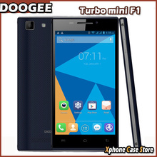 Original DOOGEE Turbo mini F1 8GB+1GB 4.5″ Android OS 4.4 SmartPhone MTK6732 Quad Core 1.5GHz GSM & WCDMA & FDD-LTE Dual SIM