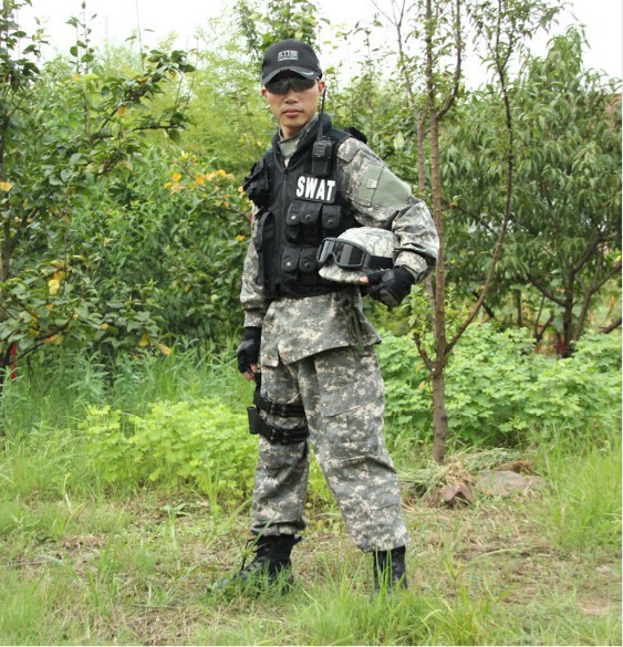 Man\'s tactical vest ,bulletproof vest Molle Tactical bulletproof vest Black vest cs vest (21)