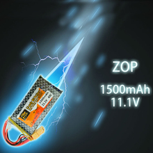 ZOP Lipo RC Battery XT60 Plug 11.1V 3S 40C MAX 60C 1500Mah For RC Car Helicopters Original Power Drone Batteria Quadcopter Parts