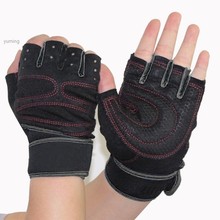 High Quality Cycling Fitness Sport Gloves GYM Half Finger Weightlifting Gloves Exercise Training Slip Resistant Gloves