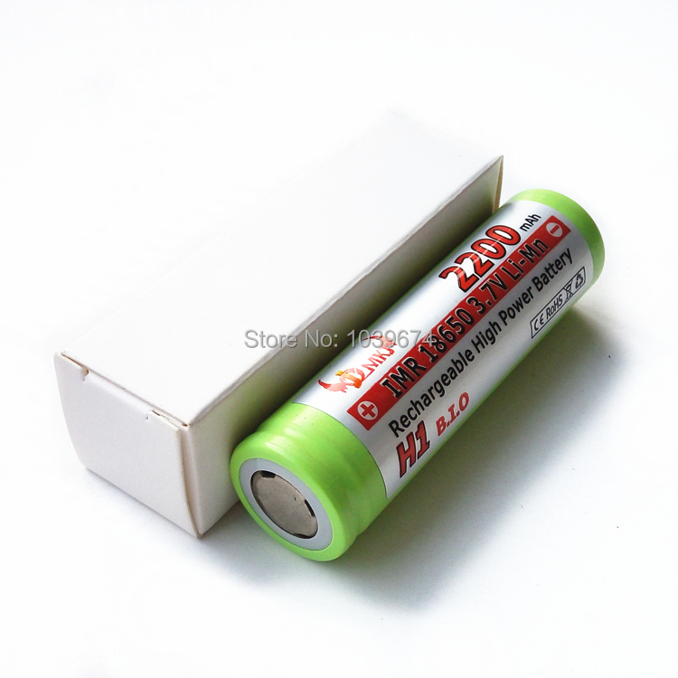 18650 E cigarette Batteries High Drain JCM IMR 2200mAh 3 7V lithium ion Rechargeable Battery Cell