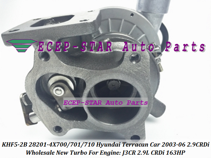 RHF5 KHF5-2B 28201-4X700 28201-4X701 28201-4X710 Turbo Turbocharger For HYUNDAI Terracan Car 2003-2006 J3CR 2.9L CRDi 163HP (1)