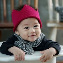 Newborn Baby Girl Boy Crochet Knit Crown Hat Photo photography Prop Handmade