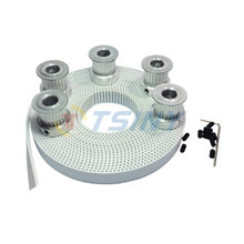 HTD 5pcs 15 Teeth 3M Pulley Bore 5/6/6.35/8mm + 5meters 3M Timing Belt Width 15mm HTD3M CNC Engraving Machine Parts