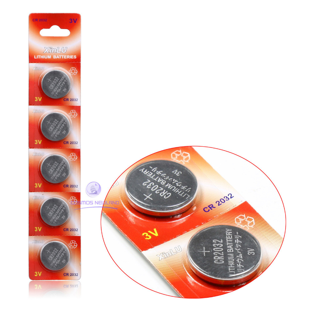Free shipping 5pcs lot Top sales CR2032 CR 2032 Lithium Button Coin Batteries 3V cell button