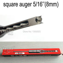 longshan 5/16”(8mm)  longshan woodworking square auger tools hole drilling electric drill wood chisel set