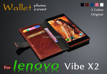 New leather cover Lenovo vibe x2 case High quality slim flip phone sleeve for lenovo X