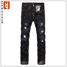 High Quality Fashion Men Jeans Brand Ripped Jeans For Men Casual Pants Top Designer Printed Jeans Men Skinny Jeans Size 28-38