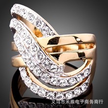 2016 Sapphire Jewelry Rushed Anel The Gorgeous 18k Plated Ring O Crystal Rings For Woman And Fashion Jewelry No Minorder Rg200