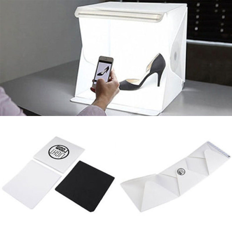 NCONCO Light Room Mini Photo Studio 9 Photography Tent Kit Backdrop Cube Box