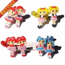 Hot Sale 4pairs Lalaloopsy Dolls Baby Girls Kids Hair Clips Claws Elastic Hair Bands Hair Accessories