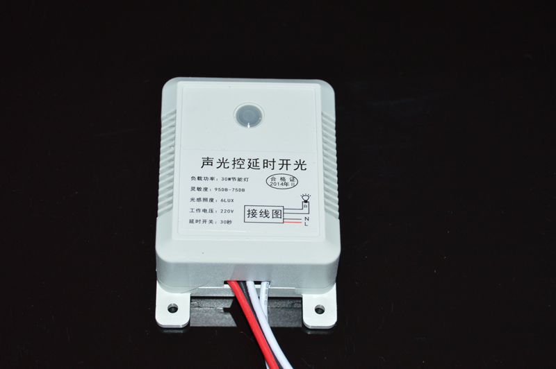 1 Piece Only, Ultra Intelligent 160V-250V Built-in Sound and Light Control, Sound Light-operated Delay Switch 30 Seconds Delay
