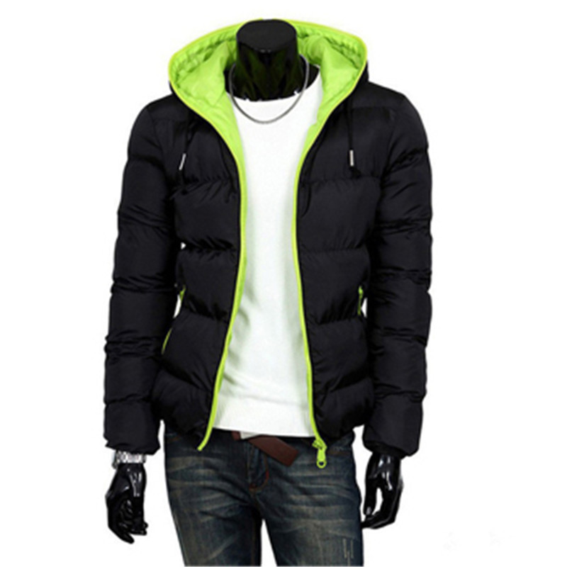 2015 Male Slim Casual Cotton Outdoors Outwear Down Jackets Hot Sale New Mens Winter Jacket Men