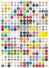 Free Shipping 330pcs lot Home bottom Sticker Mobile Smartphone Cellphone Stickers for iPhone 5