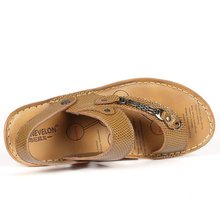 Summer sandals male leather sandals clip toe tendon at the end of Korean wave of men