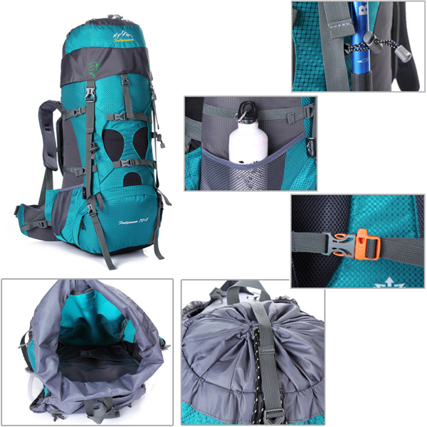 Outdoor Specialty climbing bag Shoulders man Travel bags 75L outdoor camping backpack