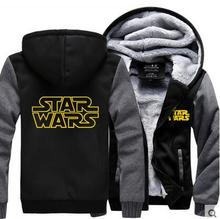 Hot New Star Wars Hoodie Darth Vader Jedi knight Winter Fleece Mens Sweatshirts Free Shipping