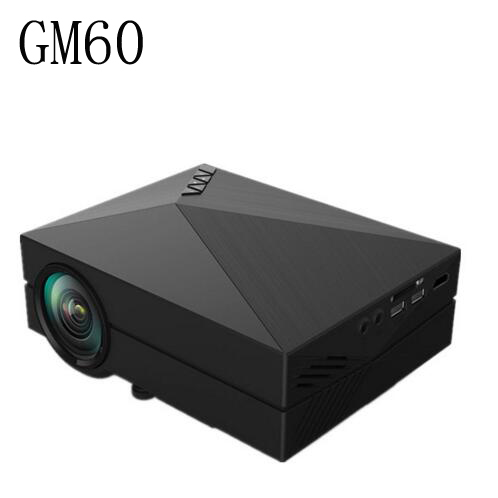 2016 Newest Original Pocket GM60 Mini LCD Projector 1000Lm 800 x 480 Pixels 1080P HD Proyector For Home OUTDOOR Theater Cinema