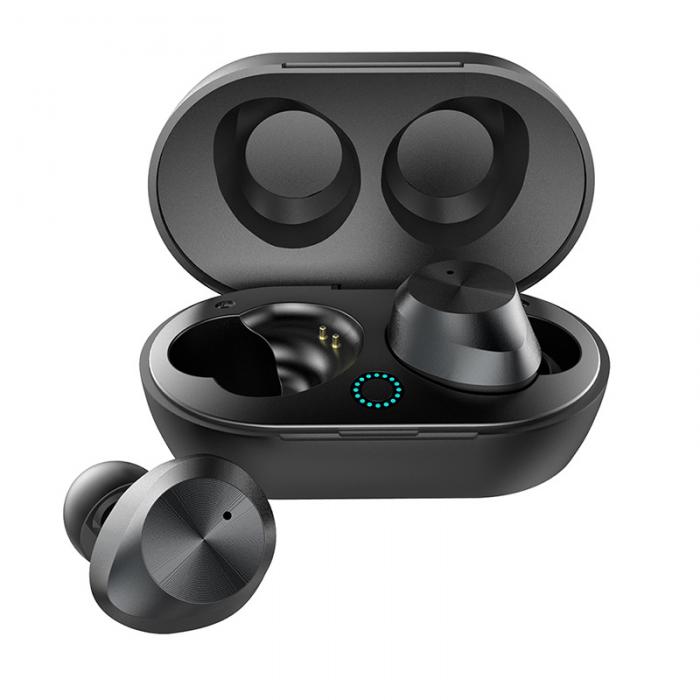 Наушники вкладыши TWS с наушники Беспроводной Bluetooth V5.0 стерео звук спортивные EM88 -