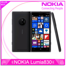Original Nokia Lumia 830 Cell Phone 16GB Quad Core 1.2GHz 5.0″Corning Gorilla Glass 3 Camera 10MP Windows Phone 8 Refurbished