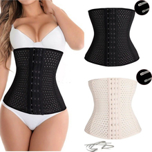 Women Waist Trainer Super Stretch Steel Bone Hot Body Shaper Waist Cincher Control Corset Slimming Belt Tummy Fat Burner Girdle