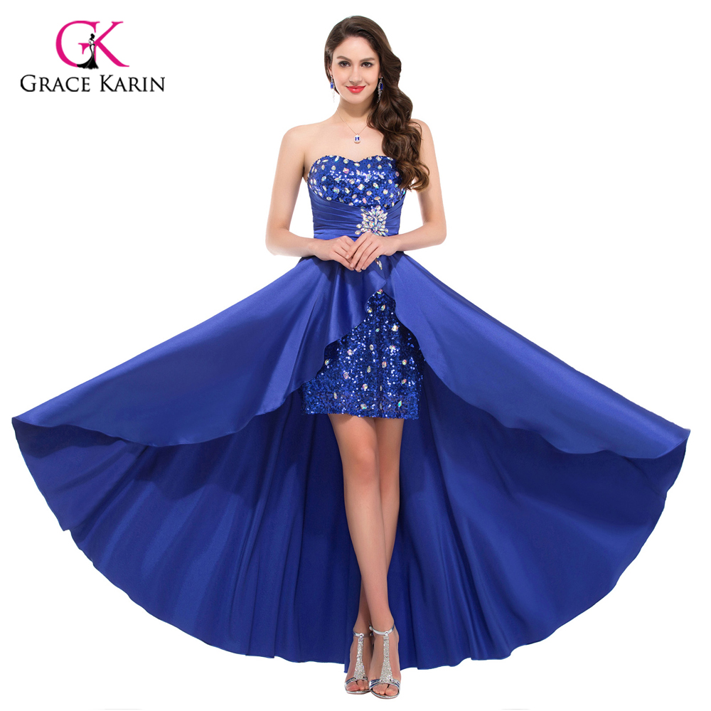 Elegant Royal Blue Short Dresses