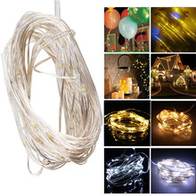 Best Price 5M 50 LED String Fairy Light Battery Operated Xmas Party Home Decoration Warm White