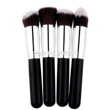 high quality 4 pcs/lot Synthetic makeup Brush single makeup tool Cosmetic brush kits,Drop Free Shipping