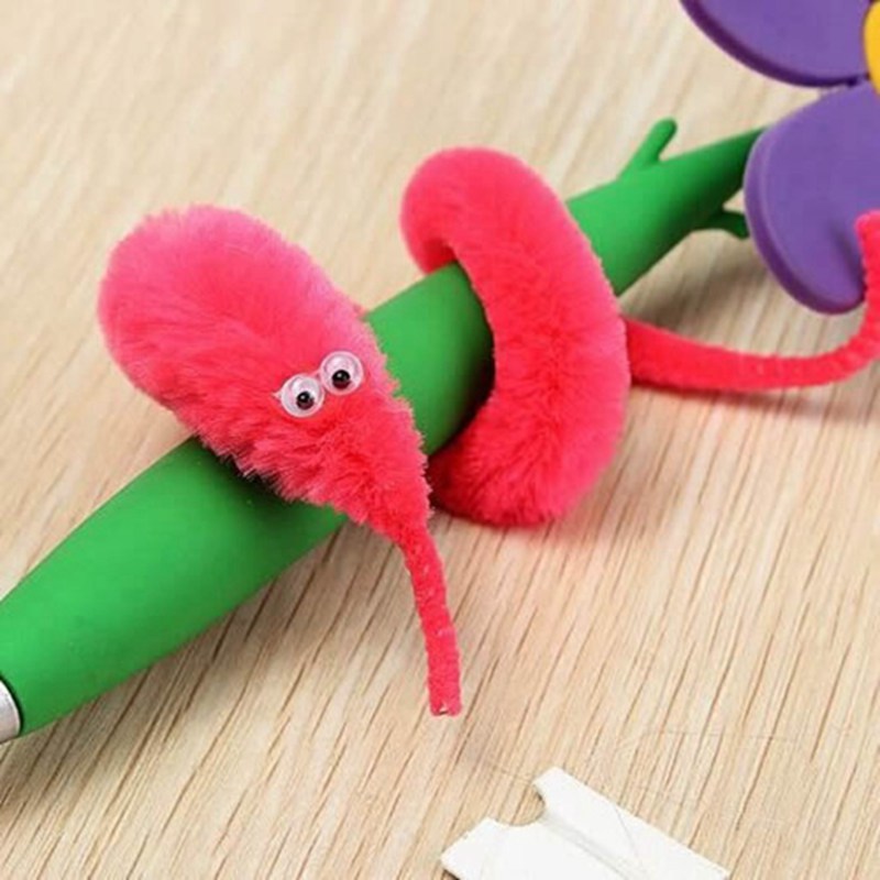 fuzzy worm plush