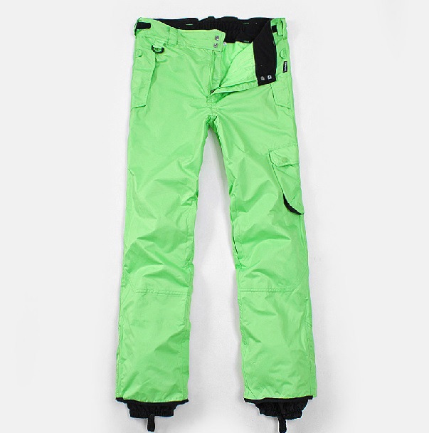 PROMOTION MEN SKI PANTS GREEN SNOWBOARD SKI WINTER WARM BREATHABKE