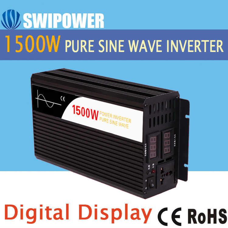 1500W pure sine wave solar power inverter DC 12V 24V 48V to AC 110V 220V 1500W pure sine wave solar power inverter DC 12V 24V 48V to AC 110V 220V