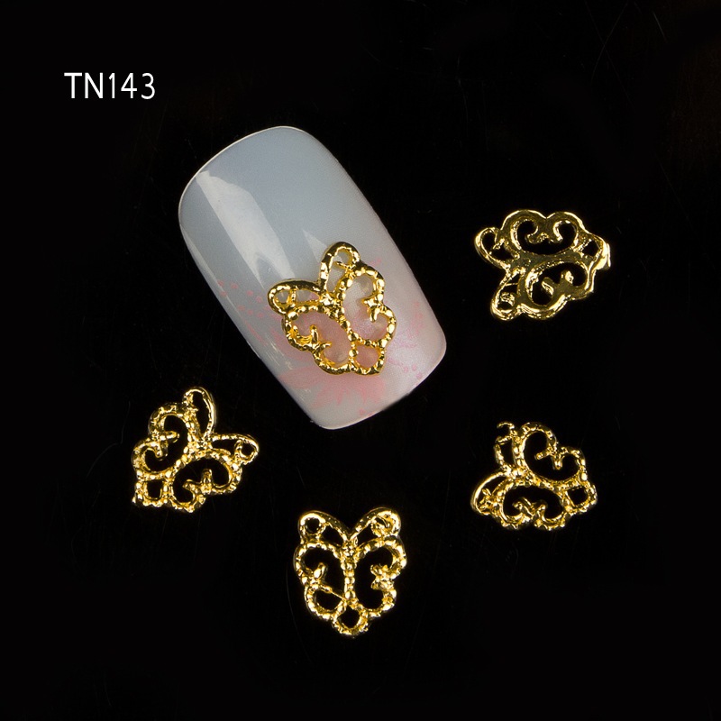 Gold Nail Art Jewelry Mns Pcs Metal Studs New Nail Accessories Nails Crown Gold Handmade Charm Armour Art View Images