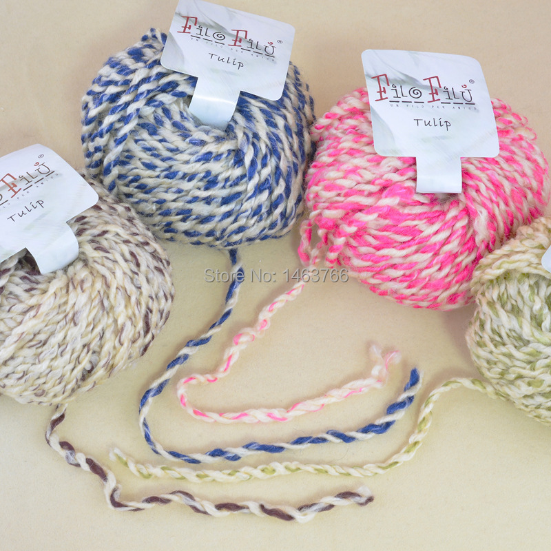 Super Soft   Wool Blended Yarn  Segment  Dyed  Wool  Yarn  For  Hand  Knitting  Sweater  Scarf    Baby  Yarns
