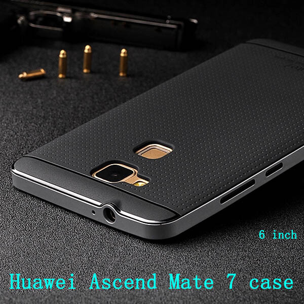 2015 New arrvial Huawei Ascend Mate 7 case 6 inch high quality PC TPU luxury mobile
