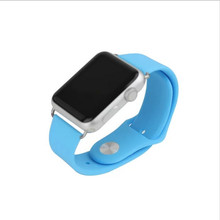 Newest WatchBand For Apple Watch Strap Split Silicone Wrist Band Strap For apple watch 38mm 42mm