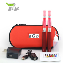 CE4 EGO electronic e cigarette vaporizer vape pen double starter kit e cigarette zipper leather case