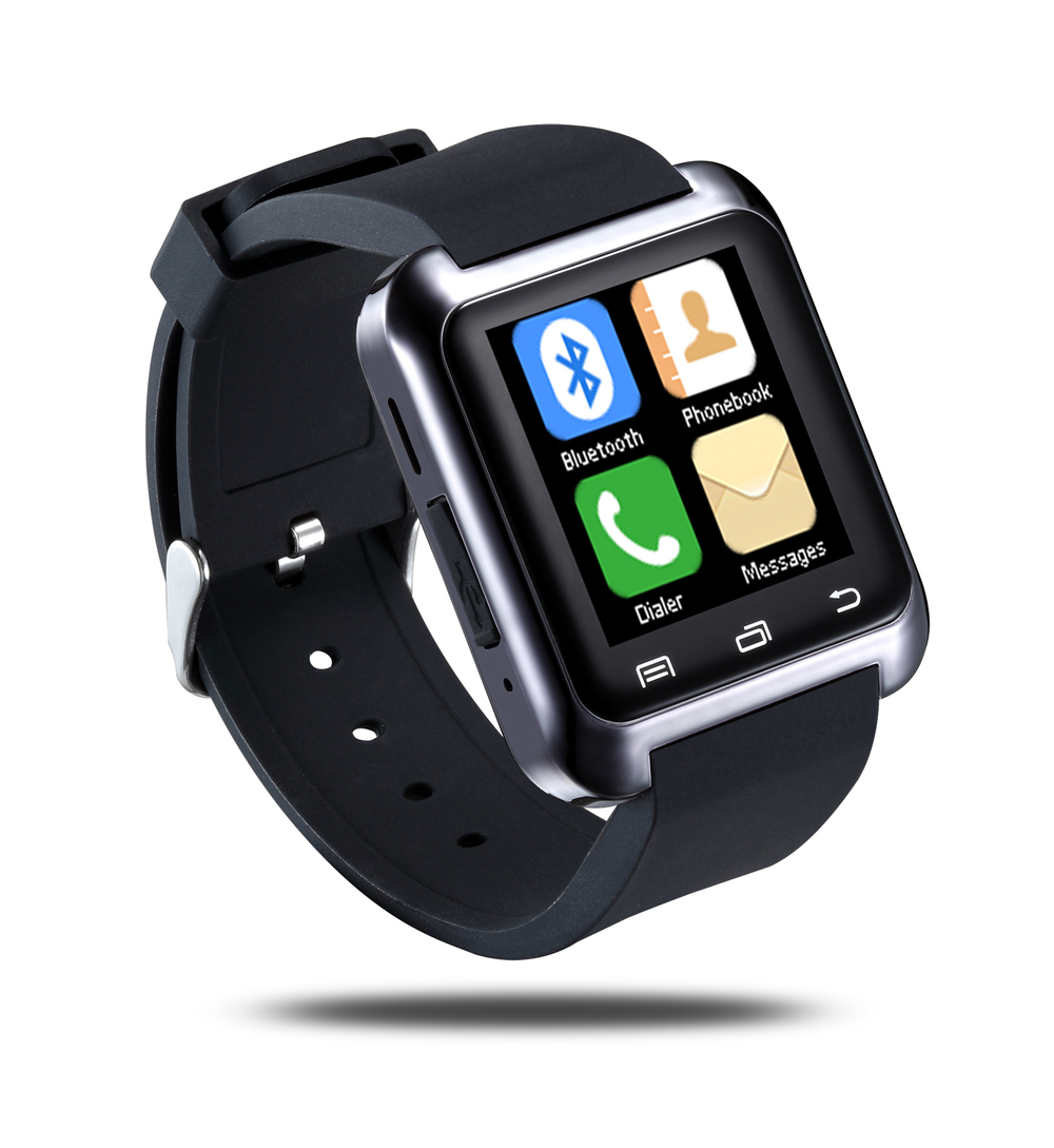 Bluetooth Smart U80 Watch BT notification Anti Lost MTK WristWatch for iPhone 4 4S 5 5S