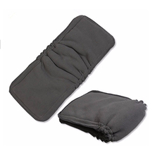 5 Layers 1 PCS Bamboo Charcoal Cotton cloth diapers Inserts Nappy changing mat Baby Diapers Reusable