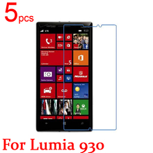 5pcs Ultra Clear LCD Screen Protector Film Cover For Nokia Lumia 930 929 Protectiv Film + cloth