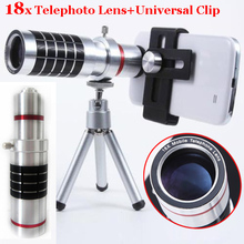 Hot Silver 18xOptical Zoom Telescope Camera telephoto Smartphone Lens For Sony/For Motorola/For Nokia/For Huawei