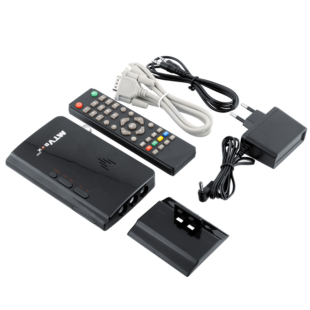 External LCD CRT External TV PC Monitor BOX Receiver Tuner 1080P Speaker TV Box With Remote Control