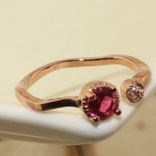 Single Clear Sapphire Emerald Amethyst Ruby Black Pink  Crystal AAA Cubic Zircon Diamond Waves Shape Double CZ Rings  Jewelry