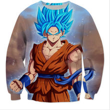 New Women Men Dragon Ball Z Super Saiyan 3D Goku Sweatshirt Galaxy Hoodies