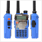 Blue BAOFENG UV 5RE Ultra Compact Professional FM Transceiver Two Way Radio Dual Band Dual Display